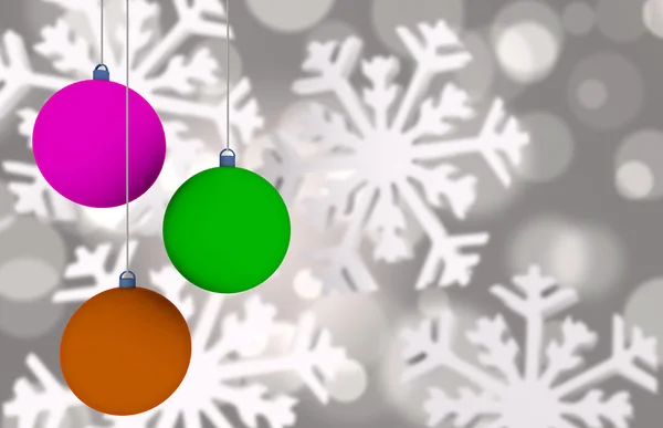 Christmas background - 3D — Stock Photo, Image