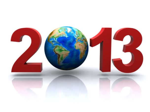 Celebrando o 2013 — Vídeo de Stock