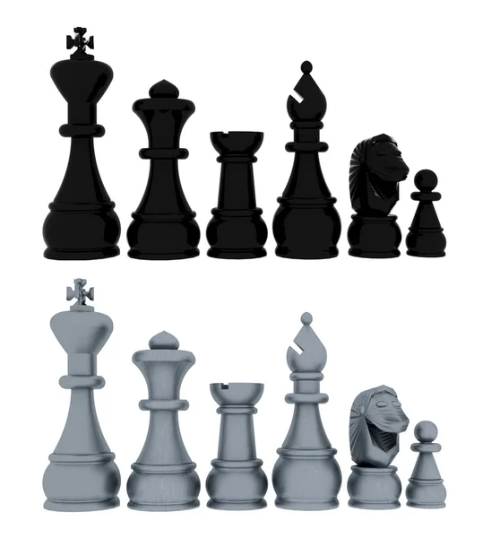 Schach - 3D — Stockfoto