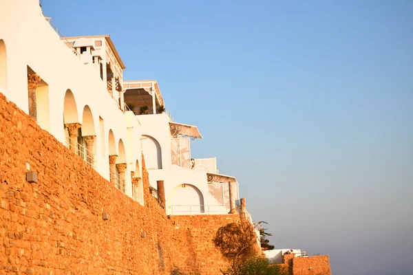 Túnez - las murallas del castillo y las casas de Hammamet —  Fotos de Stock
