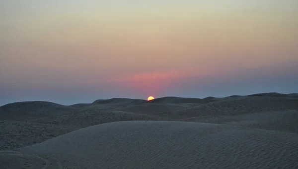 Panorama pustyni miejscowości matmata - Tunezja — Zdjęcie stockowe