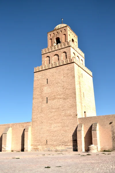 A nagy mecset Kairouan - Tunézia, Afrika — Stock Fotó