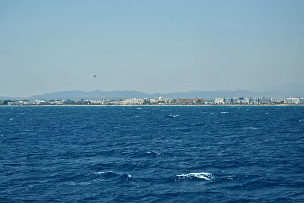 Kust van de stad van hammamet, Tunesië — Stockfoto