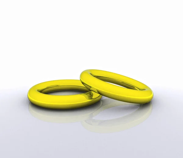 Wedding rings — Stock Photo, Image