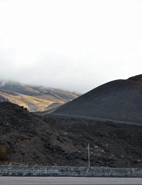 Etna - antichi crateri — Foto Stock