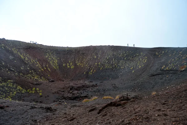 Etna - ancient craters — Stock Photo, Image