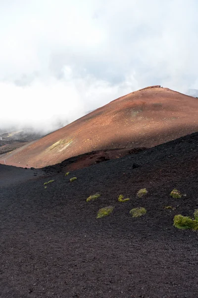 Etna - staré krátery — Stock fotografie