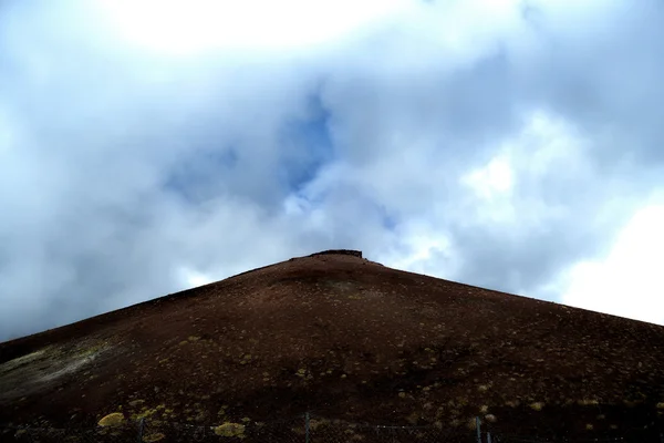 Etna - staré krátery — Stock fotografie