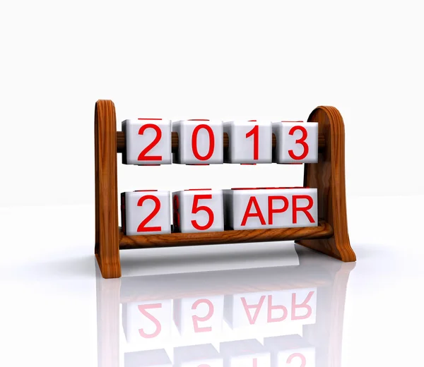 Date - April 25 — Stock Photo, Image