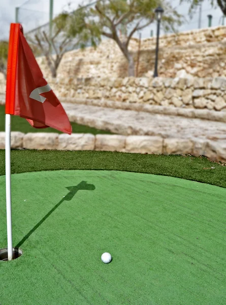 Mini golf — Zdjęcie stockowe