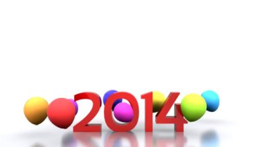 renkli balonlar ile 2014
