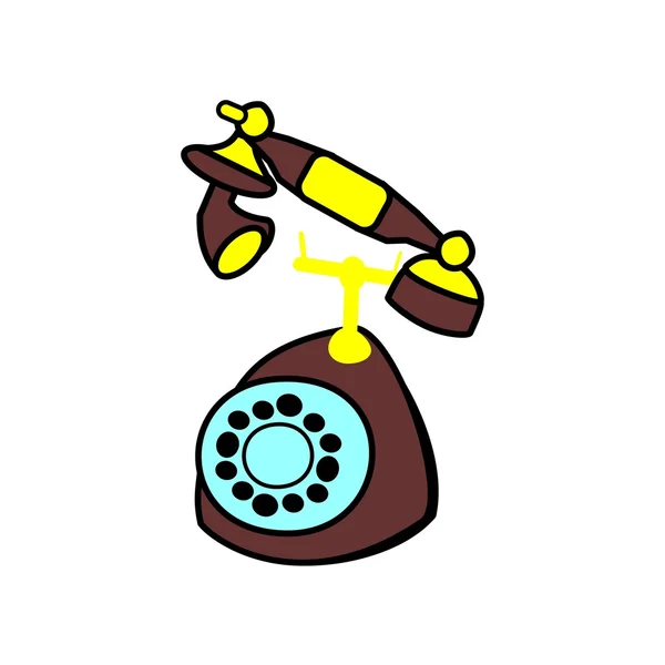 Telefoon retro stijl — Stockvector