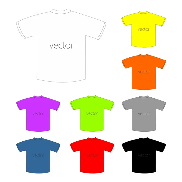 Camisetas — Archivo Imágenes Vectoriales