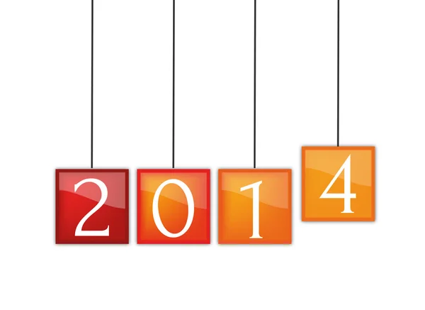 Année 2014 — Image vectorielle