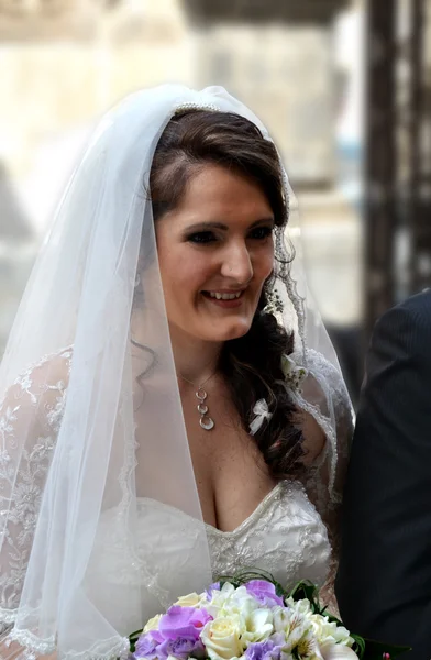 Smiling Bride — Stock Photo, Image