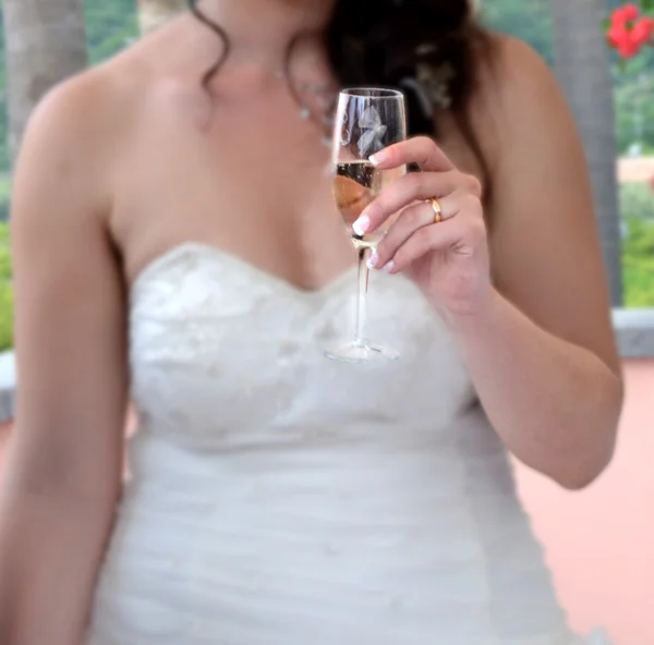 乾杯の花嫁 — ストック写真