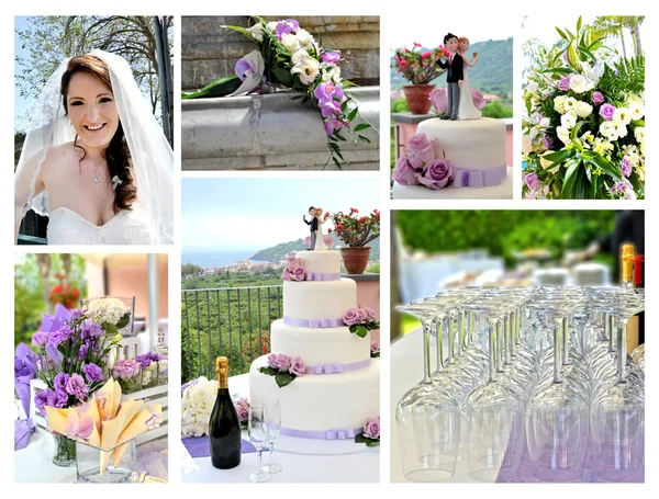 Kleine Details einer romantischen Hochzeit — Stockfoto