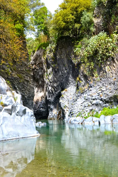 Gole dell'Alcantara — Foto Stock