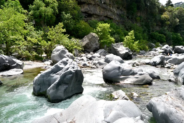 Alcantara Gorges — Stock Photo, Image