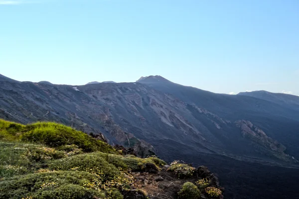 Valle del koskocaman - etna Dağı, Sicilya — Stok fotoğraf