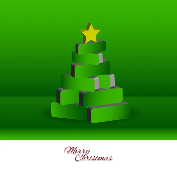 Árbol de Navidad — Vector de stock