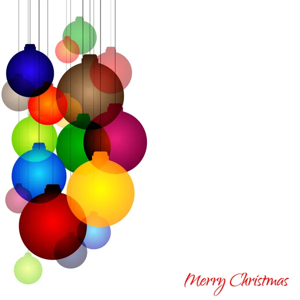 Christmas balls — Stock Vector