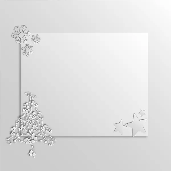 Tarjeta de Navidad — Vector de stock