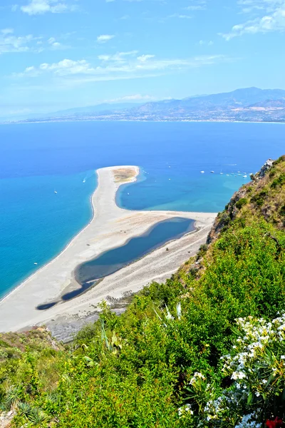 Laguna tindari — Stock fotografie