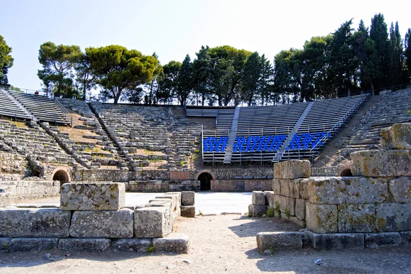 Tindarys の古代ギリシャ劇場 — ストック写真