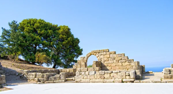 Antico teatro greco di Tindarys — Foto Stock