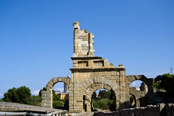 Oude stadsmuur van tindarys - Sicilië — Stockfoto