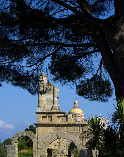 Antico muro della città di Tindarys - Sicilia — Foto Stock