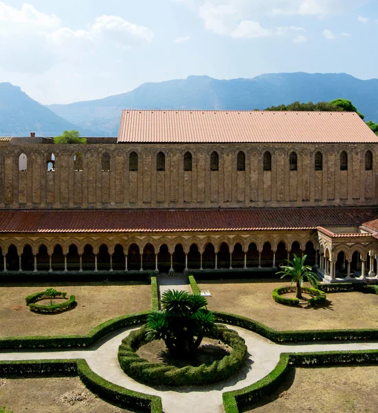 Klasztor Katedra Monreale — Zdjęcie stockowe