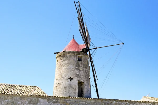 Old mill for the collection of salt — Stock Photo, Image