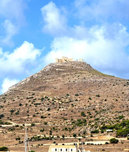 Castello sull'isola di Favignana — Foto Stock