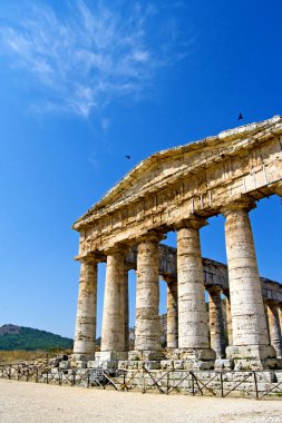 Antik tapınak segesta Vadisi