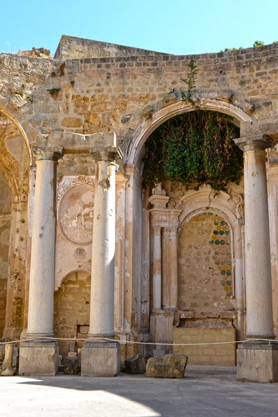 Church homeless in the old town of Mazara del Vallo — Stock Photo, Image