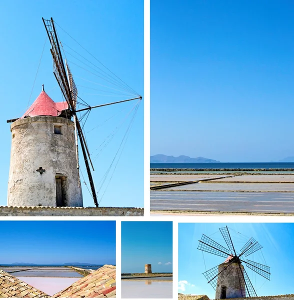 Il sale della Sicilia — Foto Stock