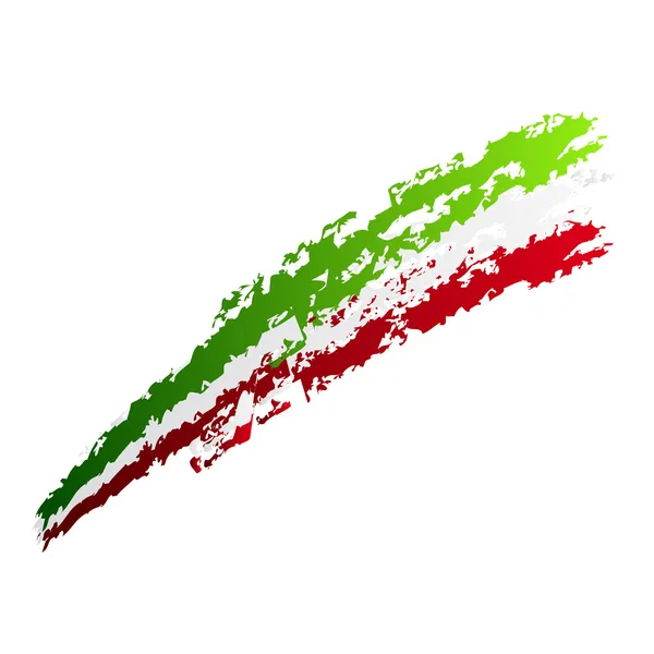 Graphisme avec drapeau italien — Image vectorielle