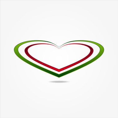 İtalyan bayrağı ile grafik tasarım