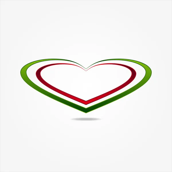 Графический дизайн с итальянским флагом — стоковый вектор