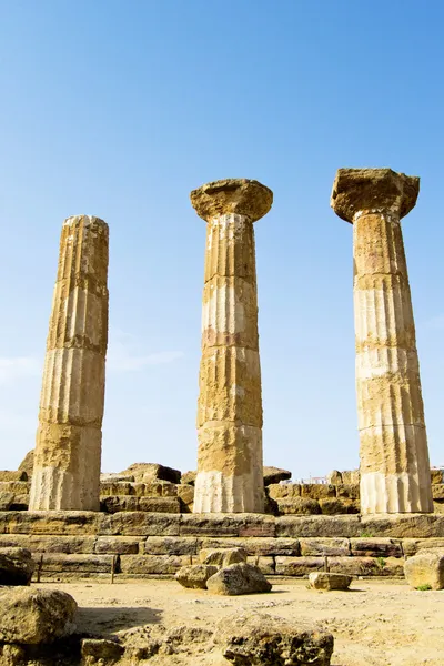 Údolí králů, agrigento — Stock fotografie