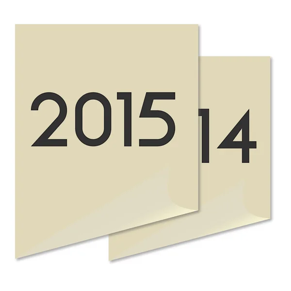 Felice anno nuovo 2015 — Vettoriale Stock