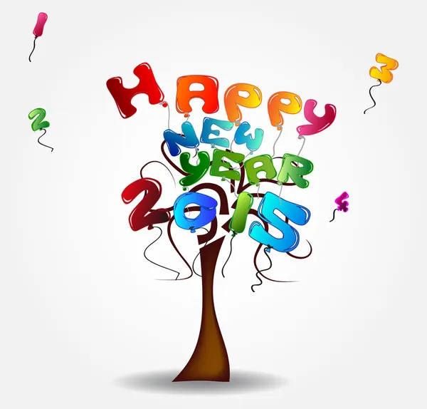 Šťastný nový rok 2015 — Stockový vektor