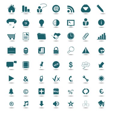 iş Icons set