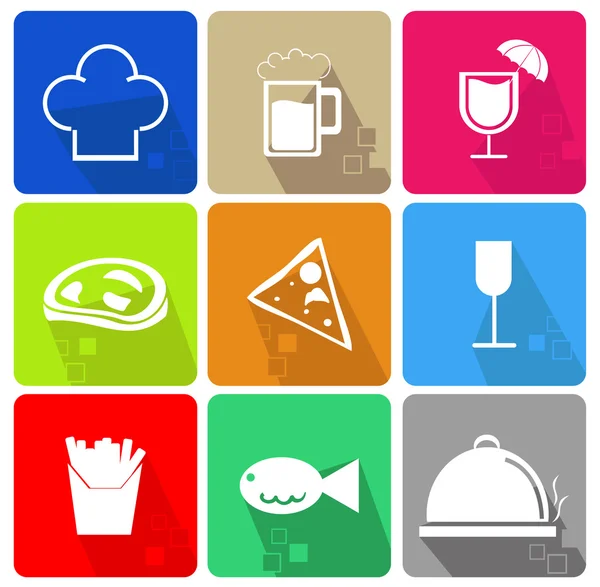 Food icons — Stock Vector