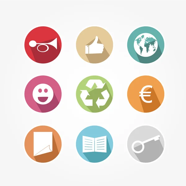 Set of icons — Stock Vector