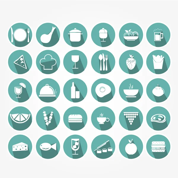 Food icons se — Stock Vector