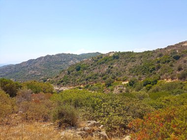 panoramic view from Capo Comino Sardinia