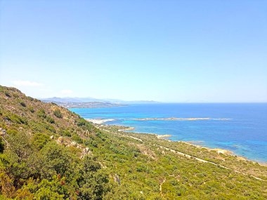 panoramic view from Capo Comino Sardinia